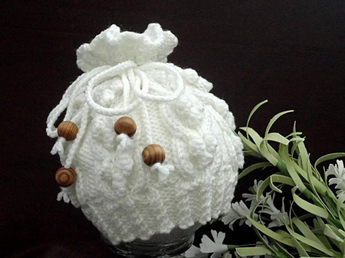 Pattern Newborn Babies Knitted Baby Beanie