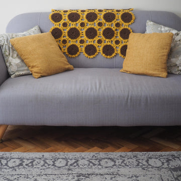 Sunflower Sofa Throw