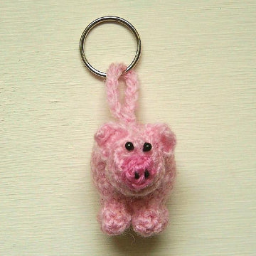 Peter the Pig keychain