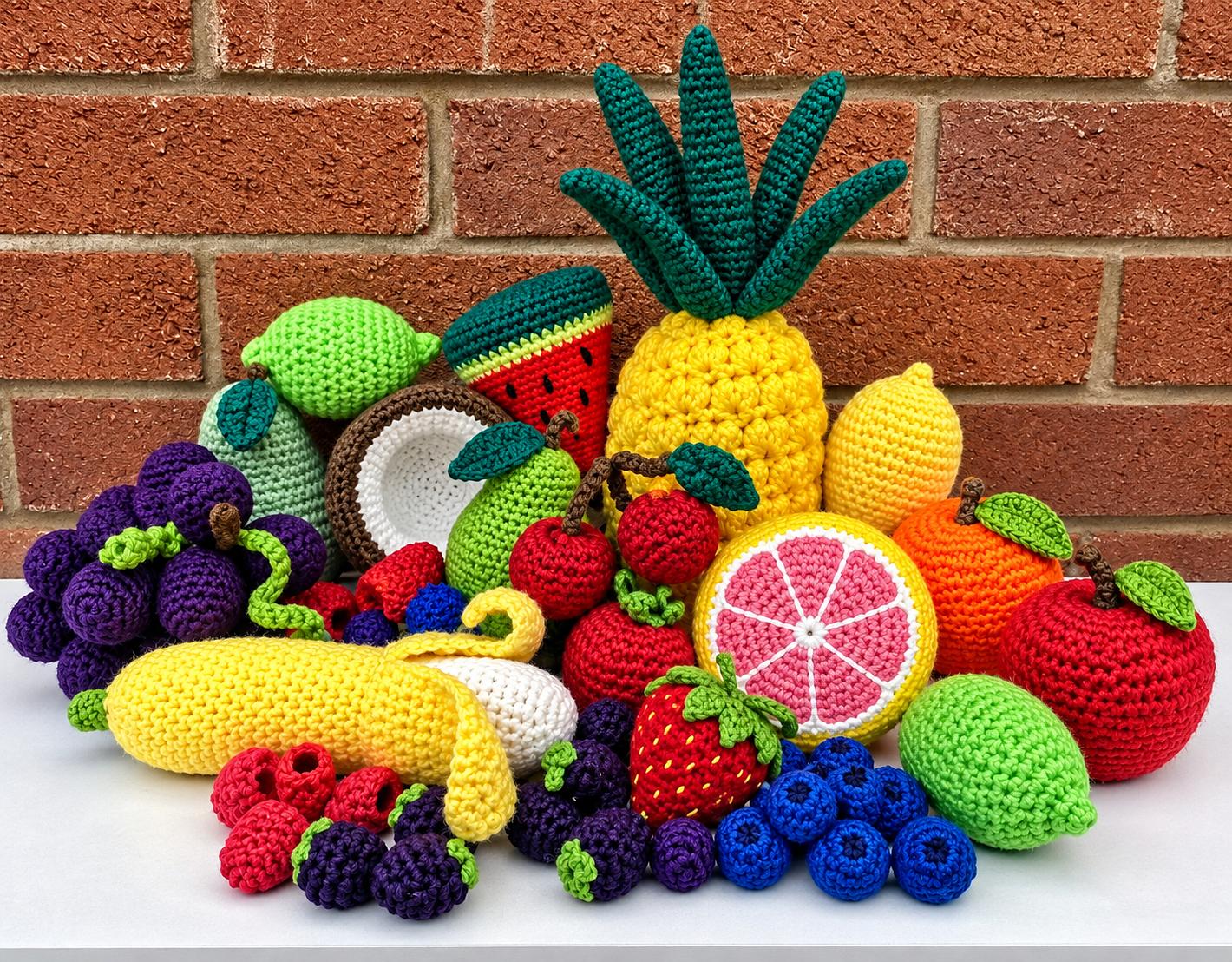 Crochet Fruits Crochet Pattern