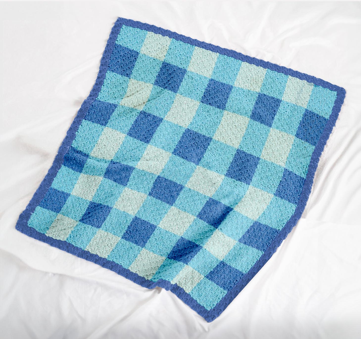 Chess Check C2C Crochet Blanket Pattern