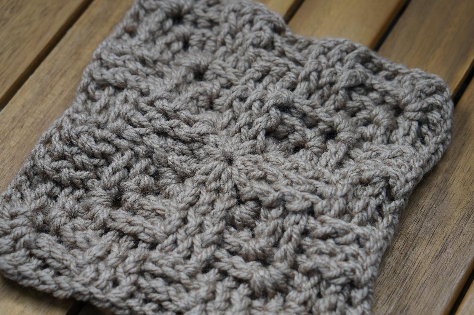 Basketweave granny square