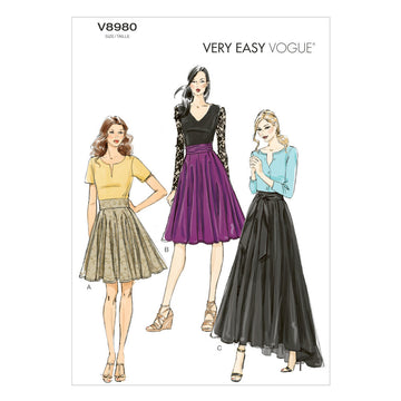 Vogue Misses' Skirt V8980 - Sewing Pattern