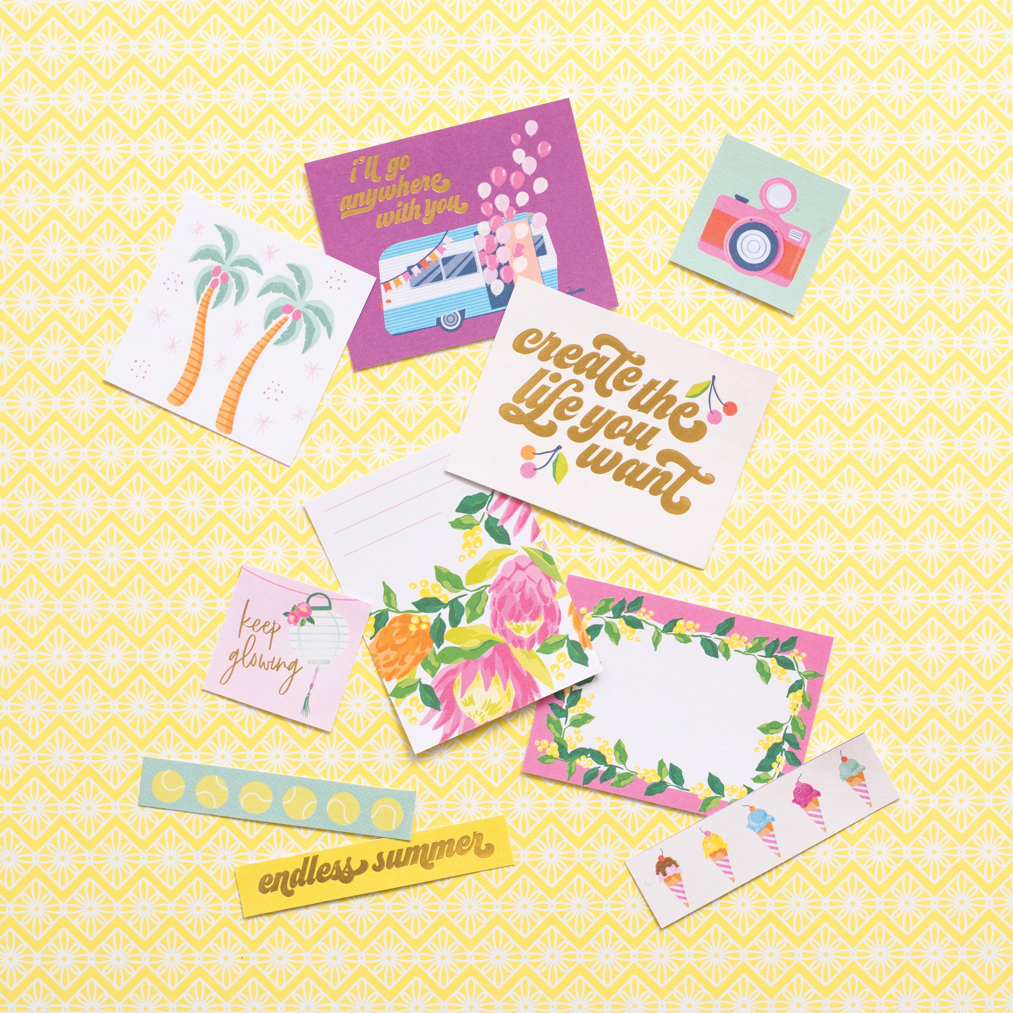 American Crafts Single-Sided Paper Pad 6"X8" 36/Pkg - Dear Lizzy Here & Now