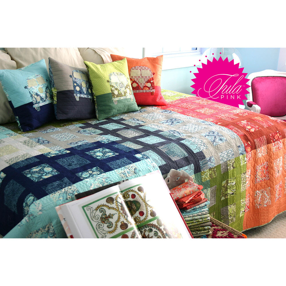 Tula Pink Color Blocks Quilt - Downloadable PDF