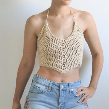 V-Neck Crop Top