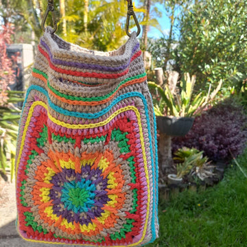 Carnival Granny Square Bag