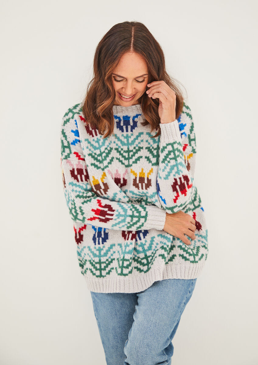 Arne&Carlos Margit Sweater in Rowan Norwegian Wool - 04095