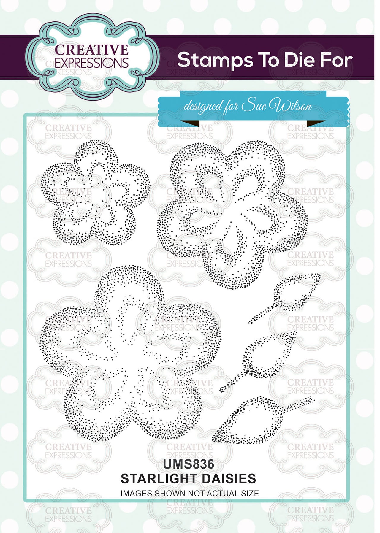 Creative Expressions Stamps To Die For By Sue Wilson - Daisies