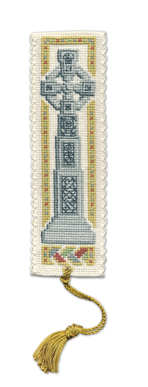 Textile Heritage Celtic Cross Bookmark Cross Stitch Kit - 19cm x 5cm