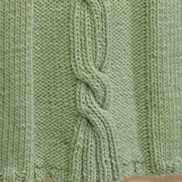 Cable Panel Pullover #158