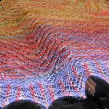 Sierpinski's Triangle Shawl