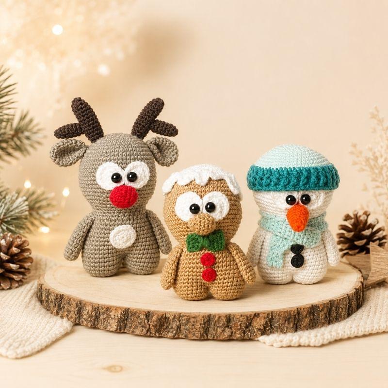 Reindeer Snowman Gingerbread Man