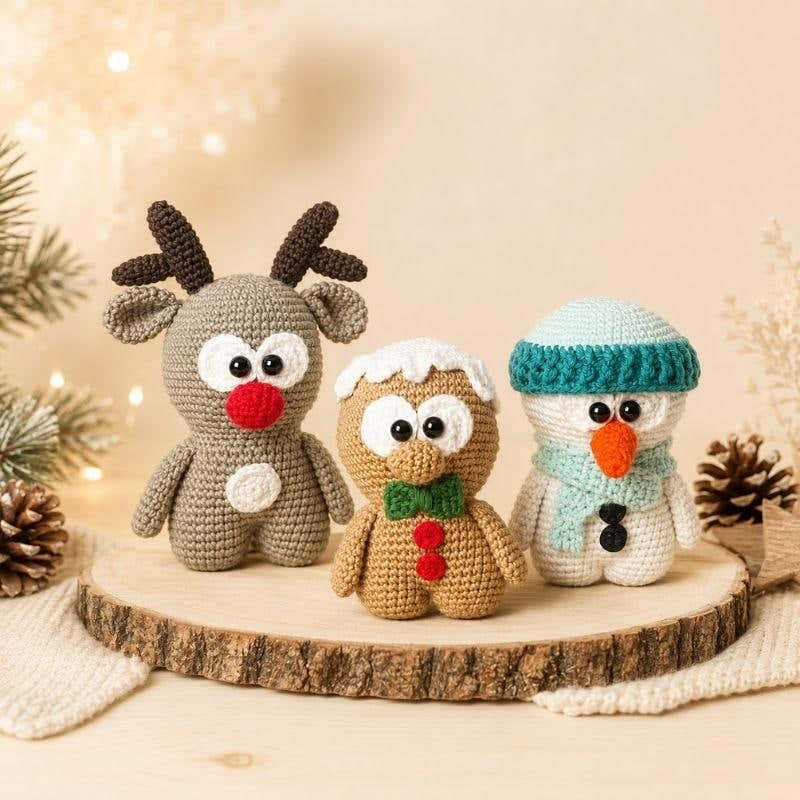 Reindeer Snowman Gingerbread Man