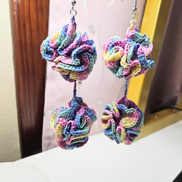Crazy Poodle Earrings