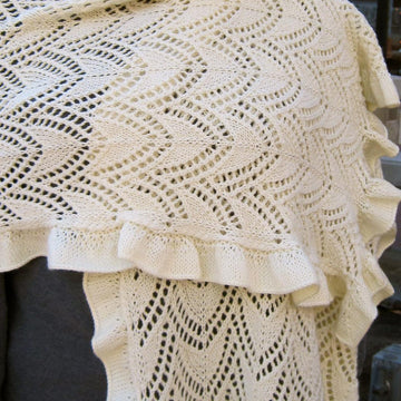 A Ruffled Lace Wrap