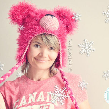 Fluffy the Classic Bear Hat Crochet Pattern