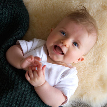 Green Growth Baby Blanket