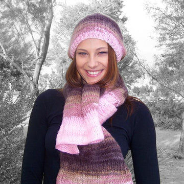 Slouchy Beanie and Scarf