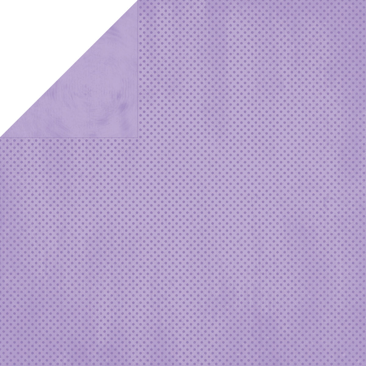 American Crafts BoBunny Double Dot Double-Sided Textured Cardstock 12"X12" 25/Pkg - Lavender