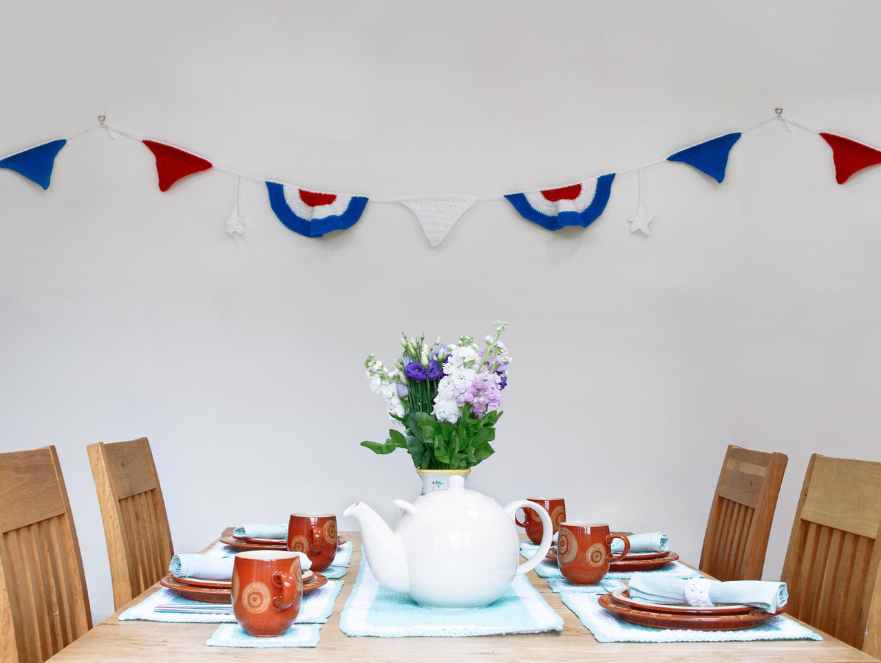 4th of July Bunting Garland