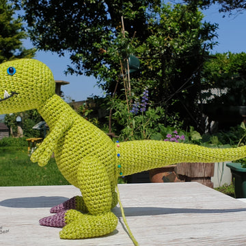 Ronnie the Raptor - UK Terminology - Amigurumi