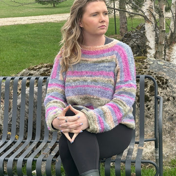 The Cloud 9 Sweater in Koigu Andra Brushed Merino - Downloadable PDF