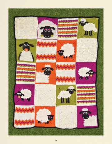 Shaun The Sheep Crochet Blanket - Downloadable PDF