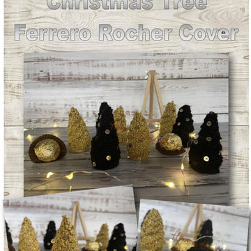 Christmas Tree Ferrero Rocher Cover Knitting Pattern