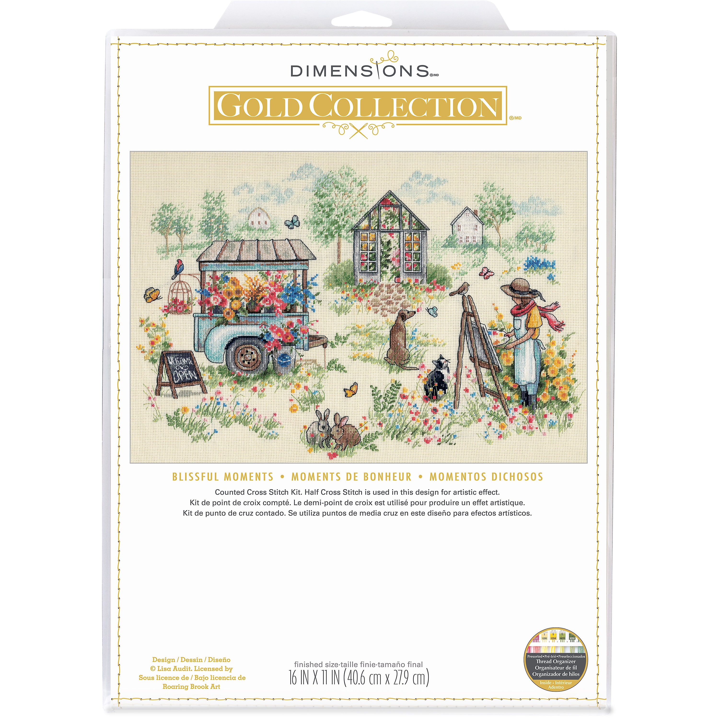 Dimensions Cross Stitch Kit: Gold Collection: Blissful Moments