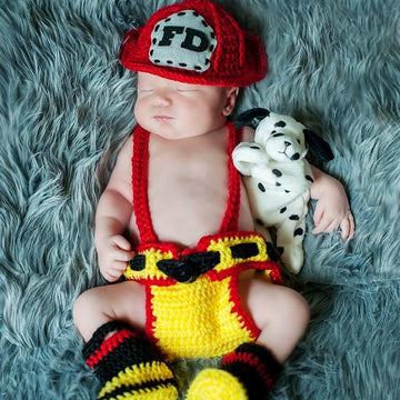Newborn Firefighter Outfit