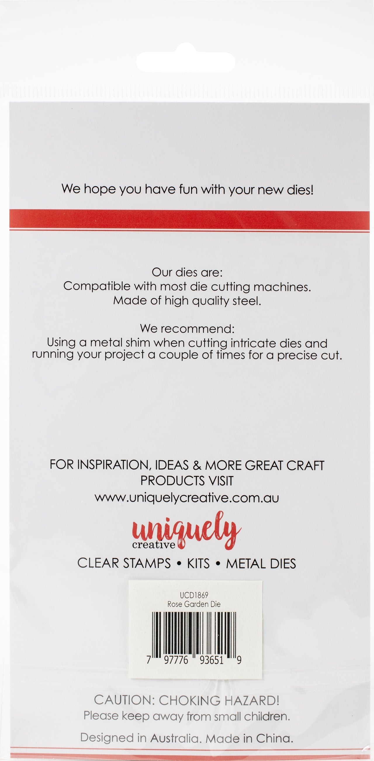 Uniquely Creative Metal Dies - Rose Garden