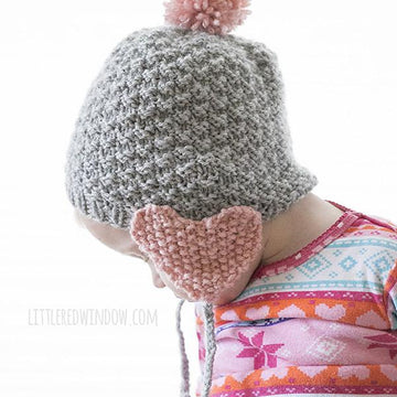 Valentine Heart Earflap Hat