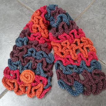 Snake Stitch Neck Warmer or Scarf