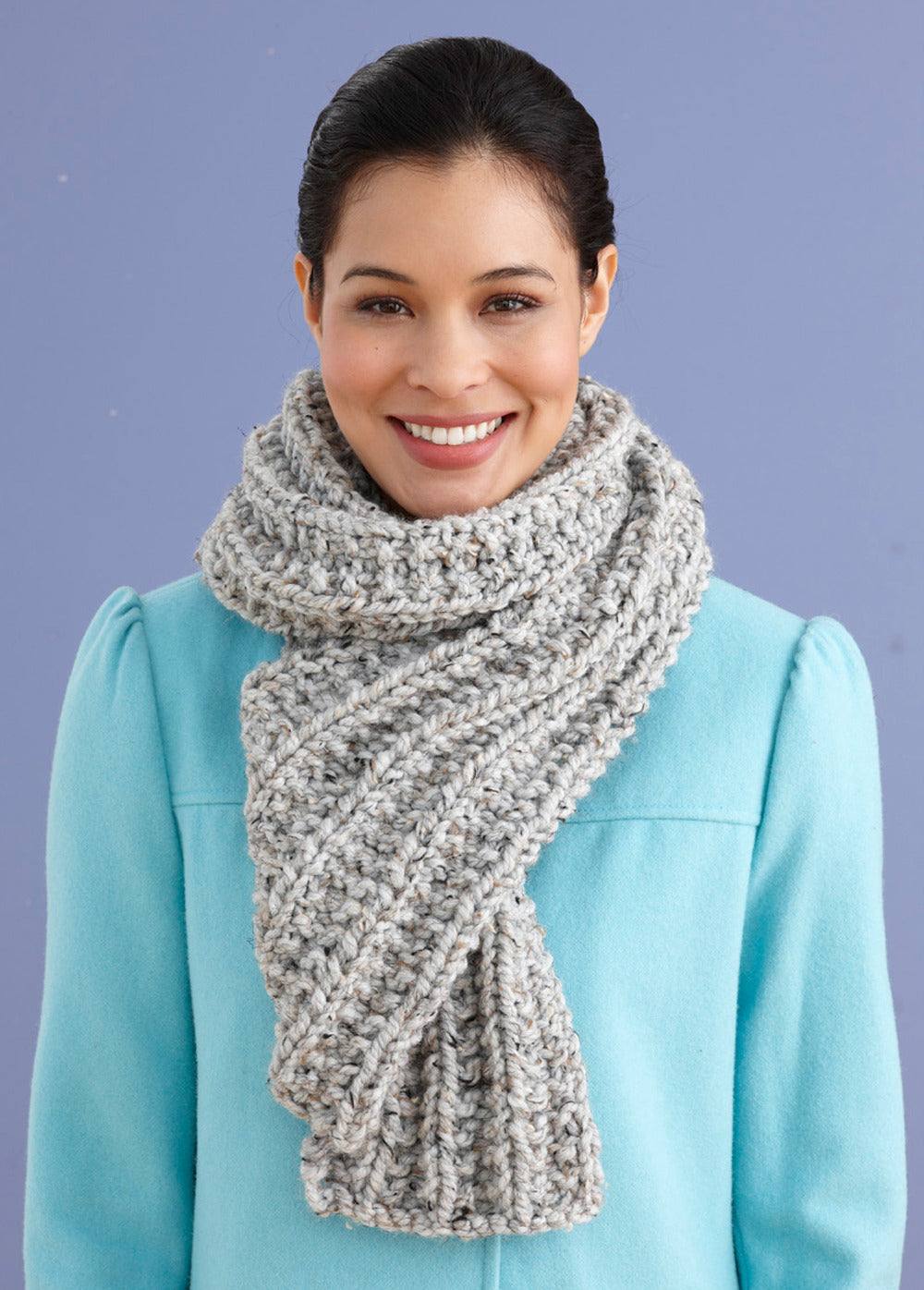 Brisbane Scarf in Lion Brand Wool-Ease Thick & Quick - 90619J
