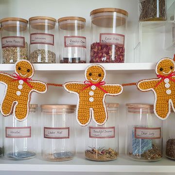 Crochet Gingerbread Man Decoration