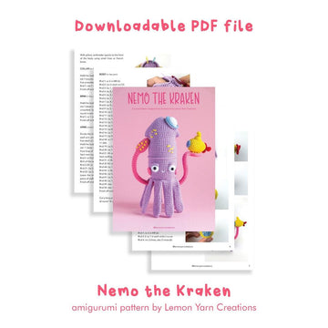 Nemo the Kraken Crochet Pattern