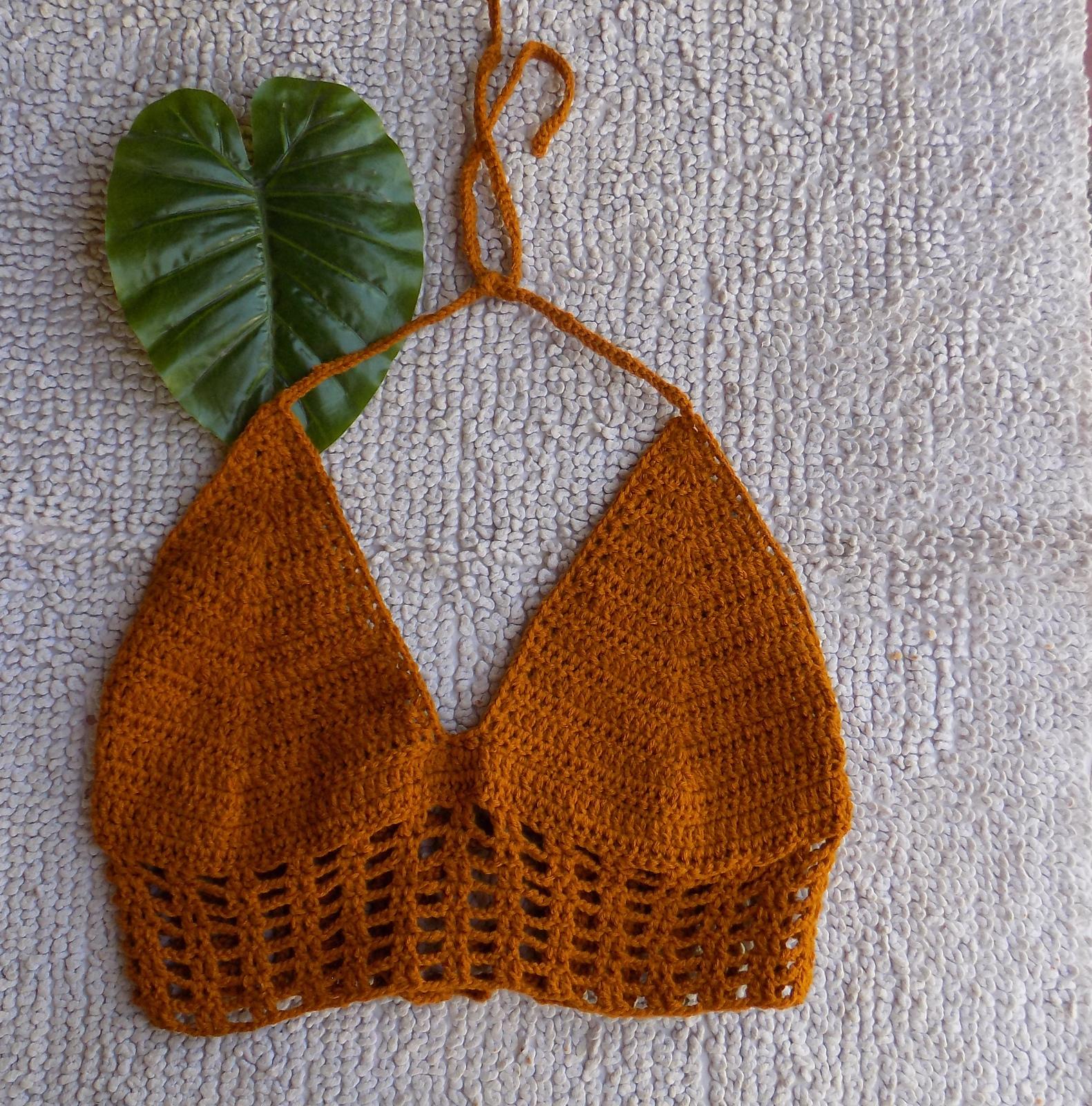 Simple crochet bralette || Marigold Bralette top
