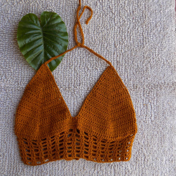 Simple crochet bralette || Marigold Bralette top