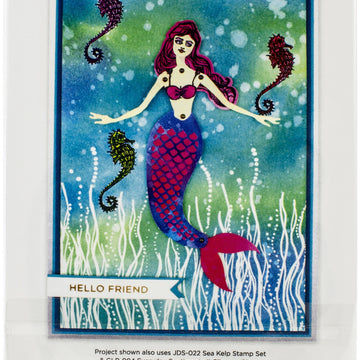 Spellbinders Clear Stamp & Die Set By Jane Davenport - Mermaid Paper Doll