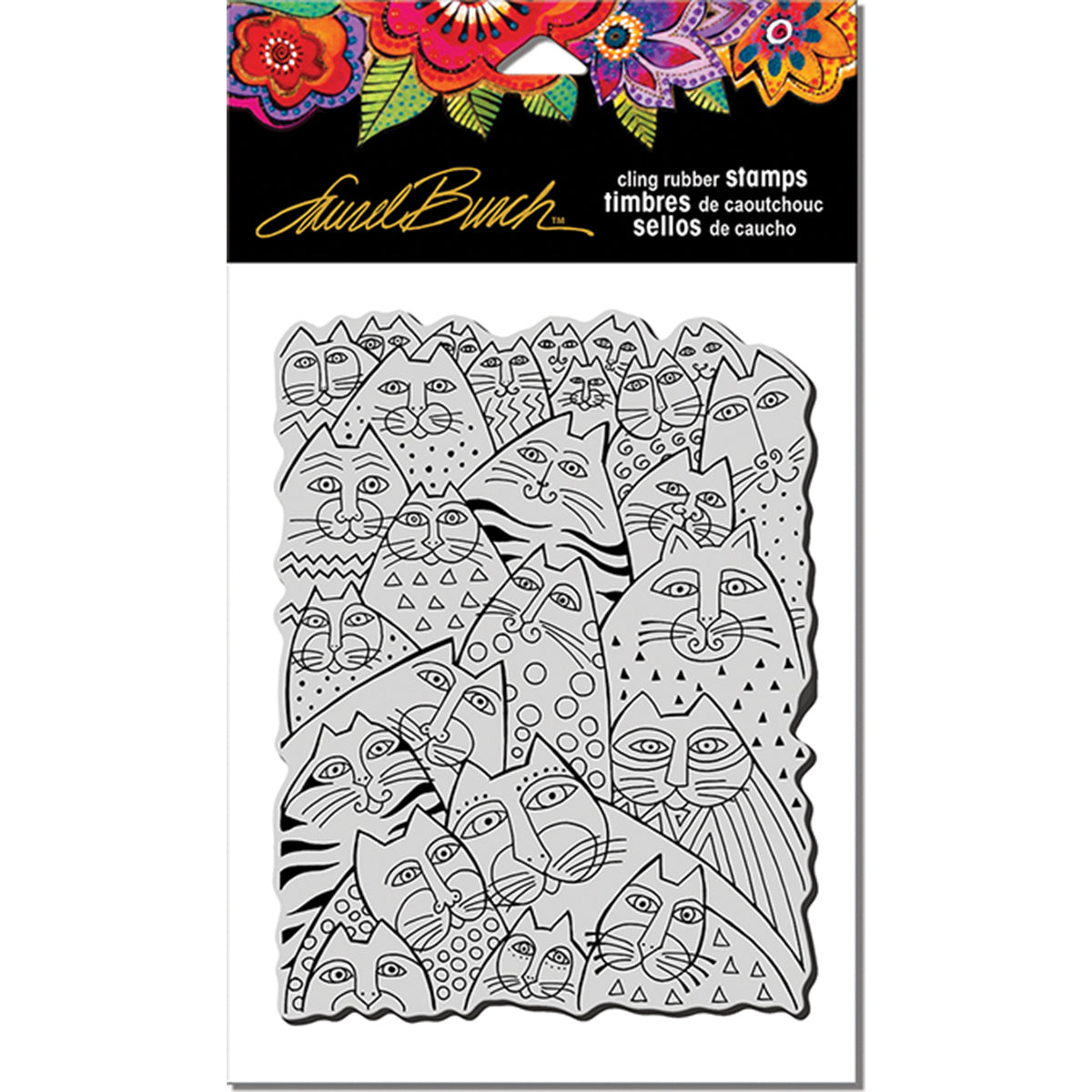 Stampendous Laurel Burch Cling Stamp - Whiskers