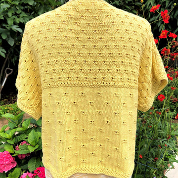 Oversized Eyelet Top