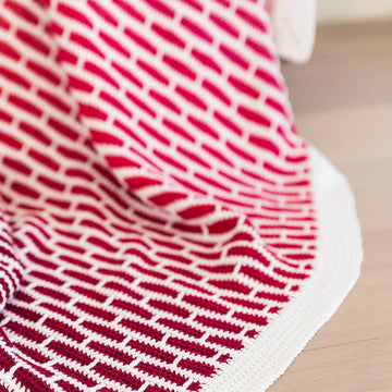 Brickwork baby blanket