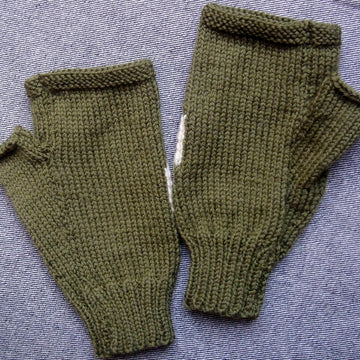 Barn Owl fingerless gloves/mitts