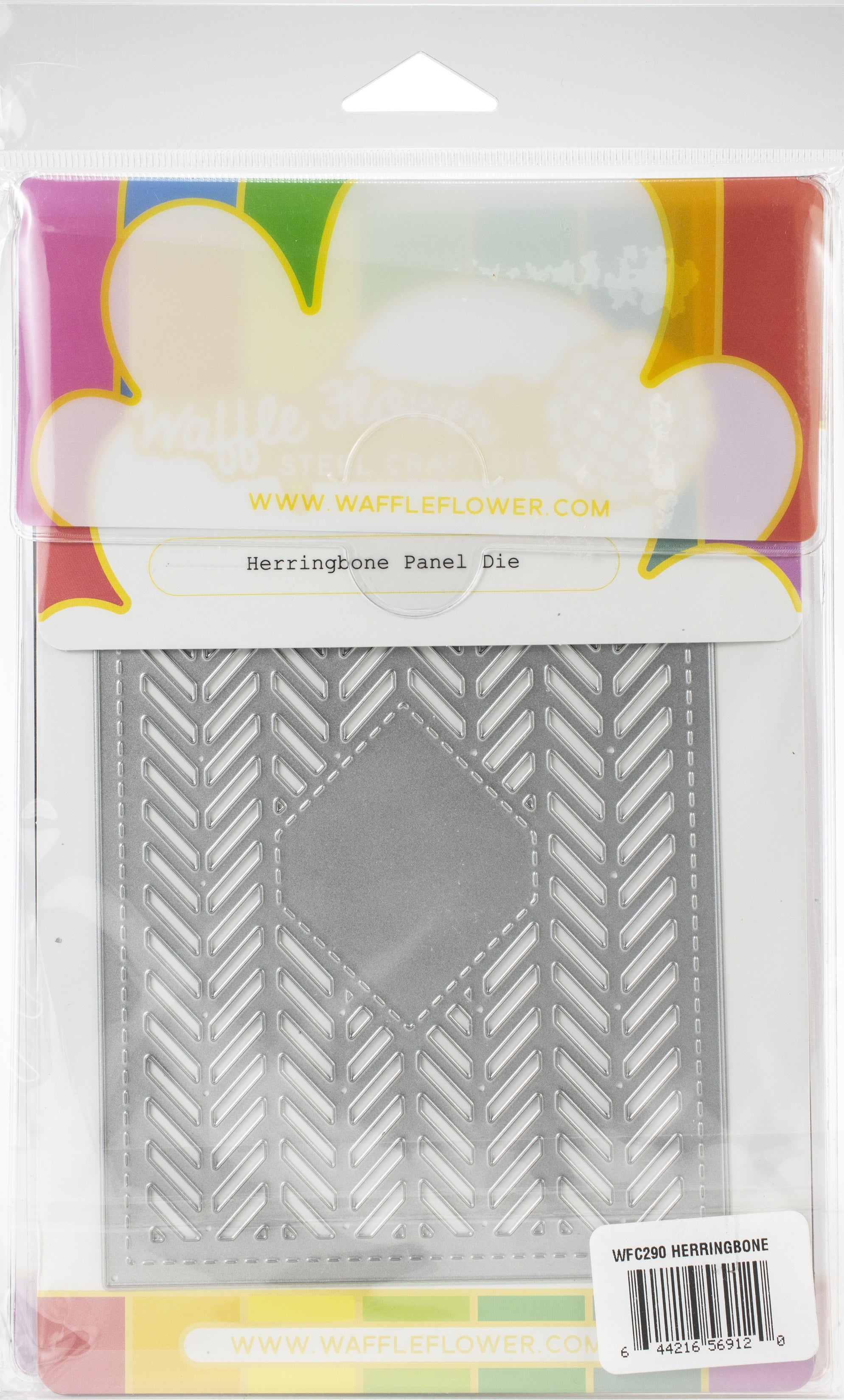 Waffle Flower Crafts Waffle Flower Stamp & Die Set - Herringbone