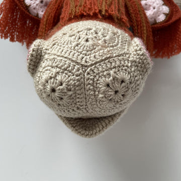 Heather the African flower highland cow head