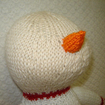 Toy knaitting patterns christmas - Knit a Snowman with Christmas tree 13 inc