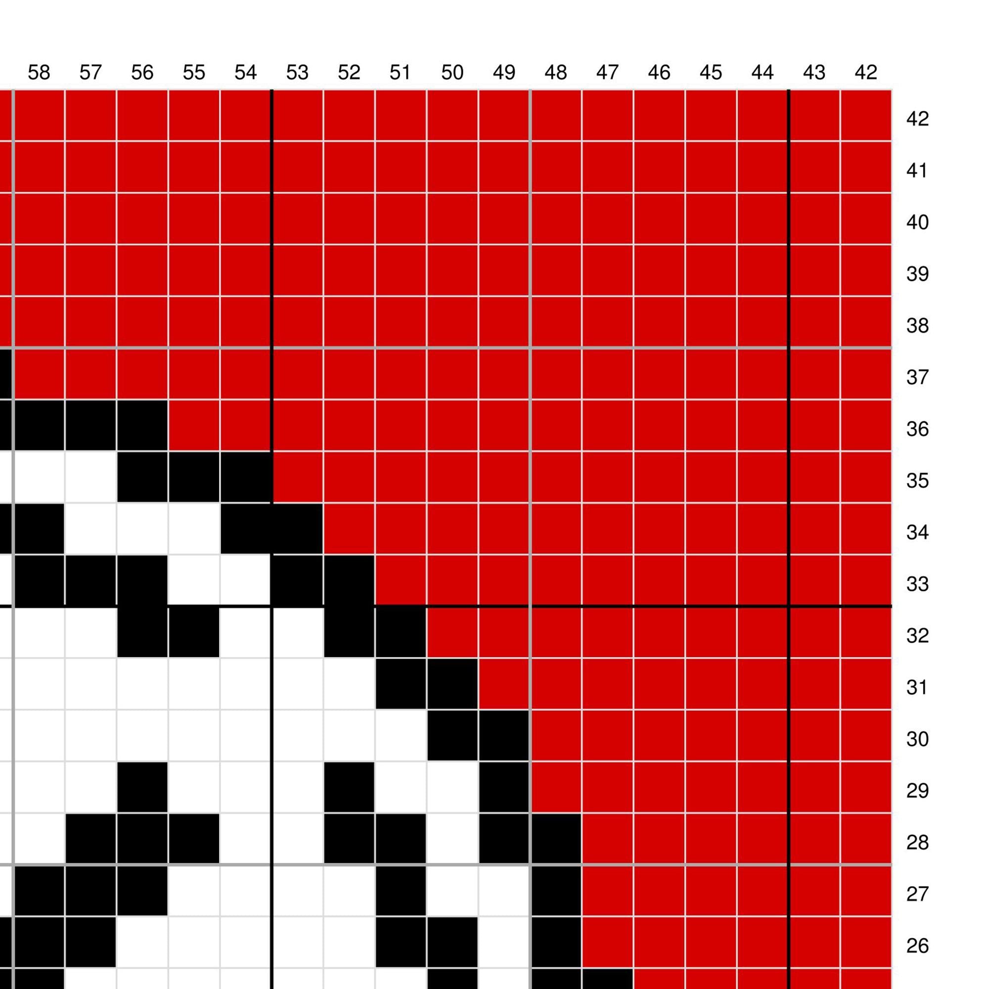 Galactic Republic Symbol Pillow Mini C2C 42x42 Squares Crochet Pattern