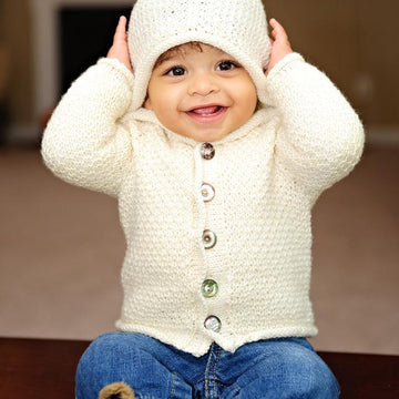 Sugar Bear Hooded Cardi