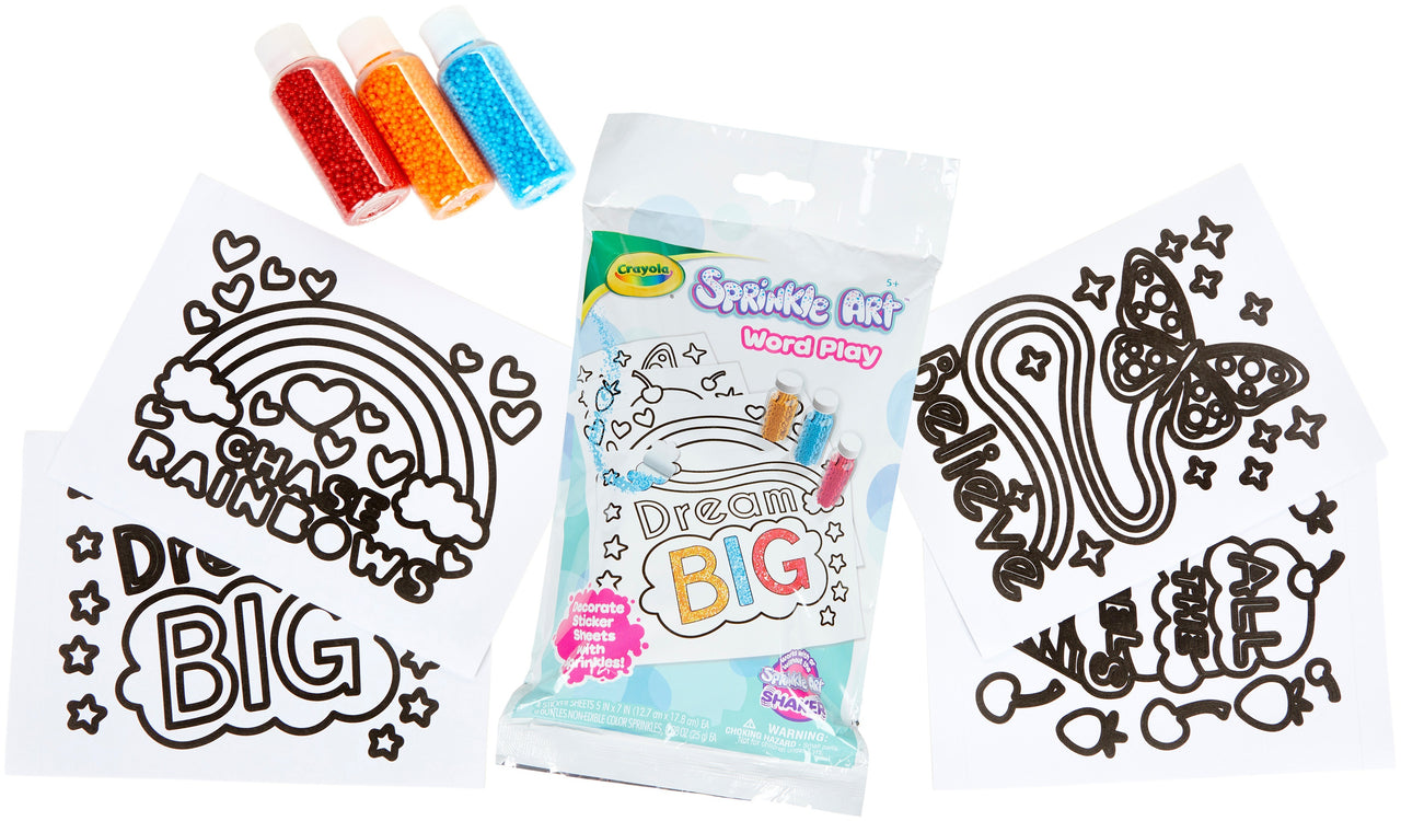 Crayola Sprinkle Art Activity Kit - Word Play